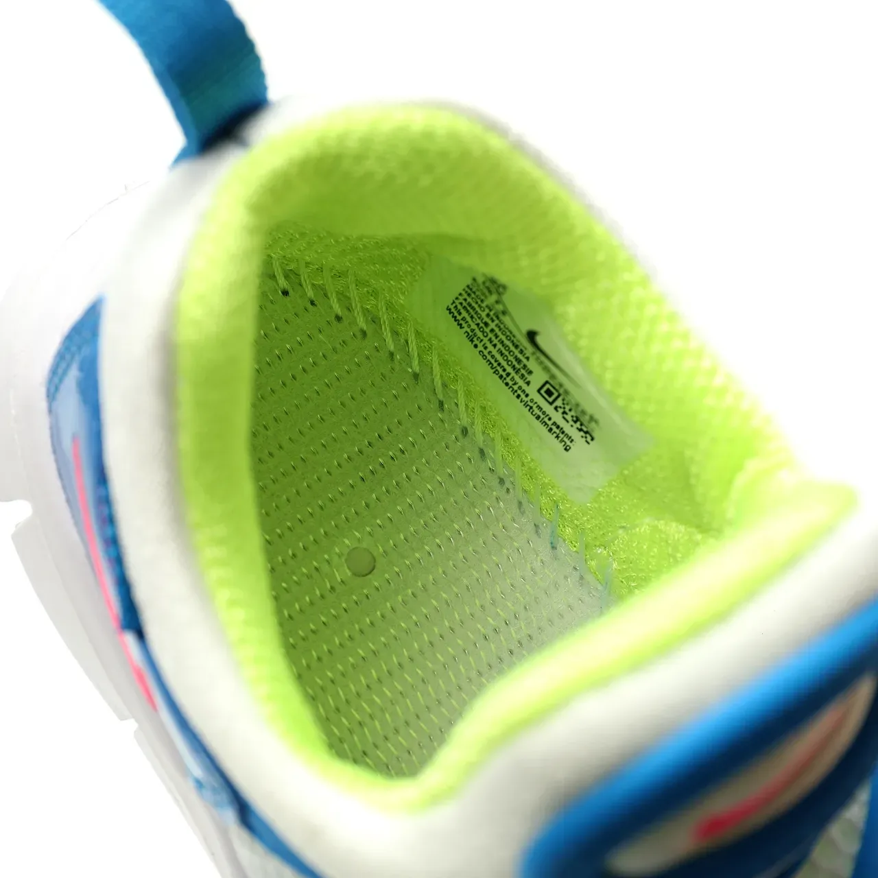 Nike Blue White Slip-On Segmented Sole Sneakers 20