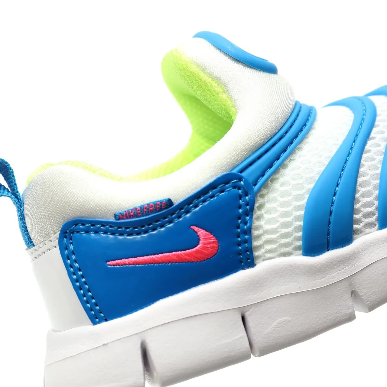 Nike Blue White Slip-On Segmented Sole Sneakers 23