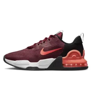 Nike Bordeaux Orange Tige en Maille Engineered Unité de Talon Aérienne Translucide Chaussures de Course