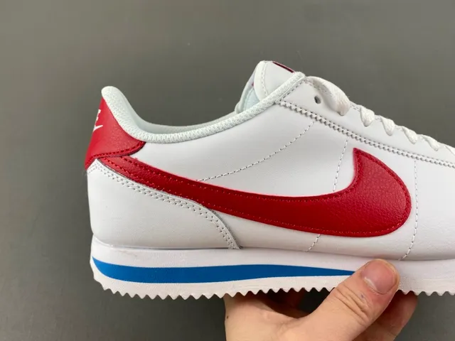 Nike Cortez White Red Blue Lifestyle Sneakers 3