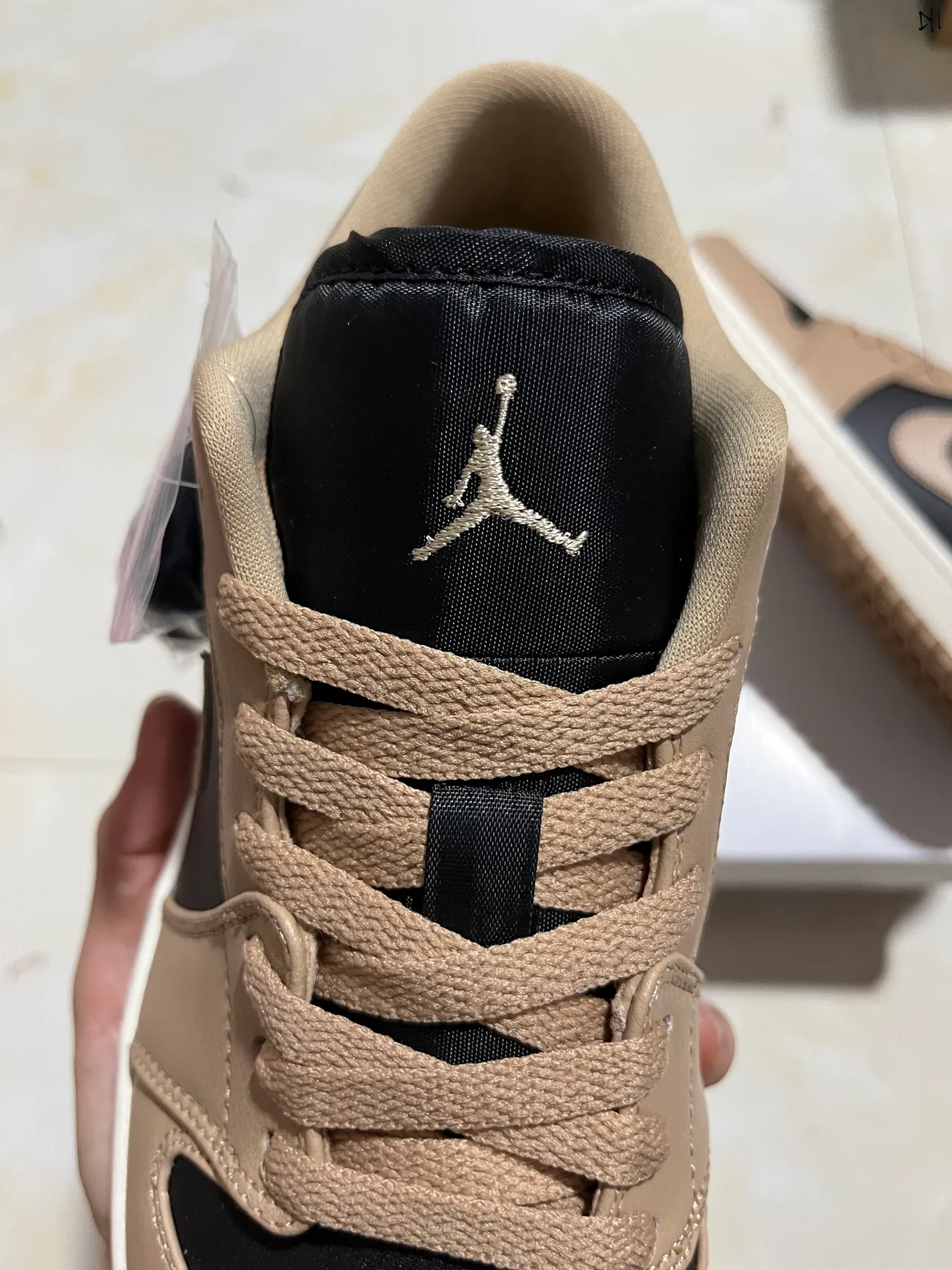 Nike Dunk Low Beige and Black Lifestyle Sneakers 3