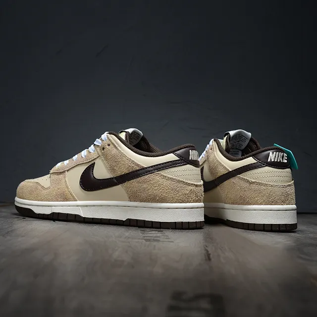 Nike Dunk Low Beige Brown Lifestyle Sneakers 4