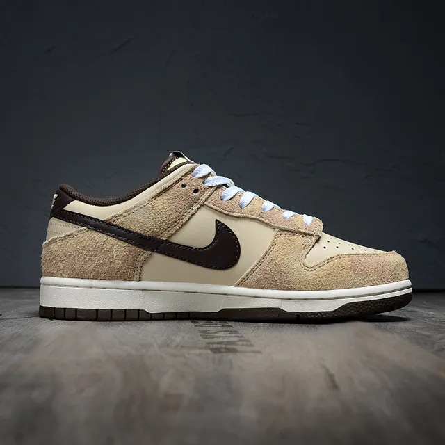 Nike Dunk Low Beige Brown Lifestyle Sneakers 6