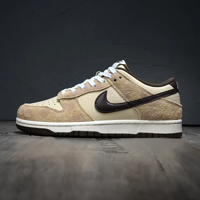 Nike Dunk Low Beige Brown Lifestyle Sneakers 7