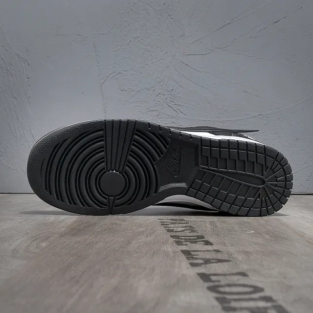 Nike Dunk Low Black White Lifestyle Sneakers 5