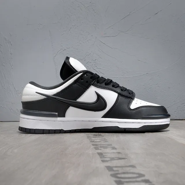 Nike Dunk Low Black White Lifestyle Sneakers 6