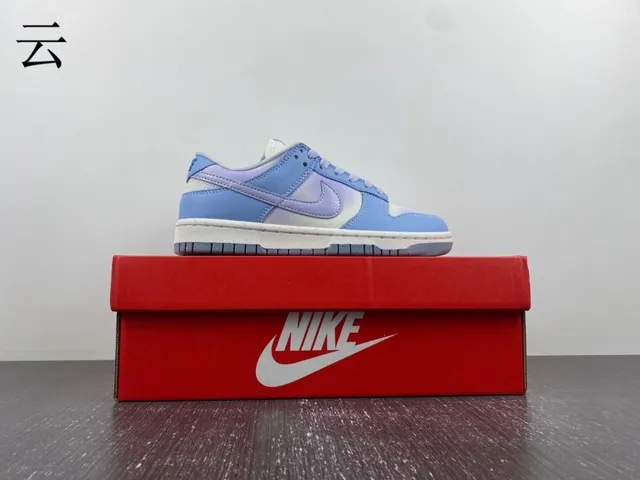 Nike Dunk Low Gradient Blue Purple Lifestyle Sneakers 3