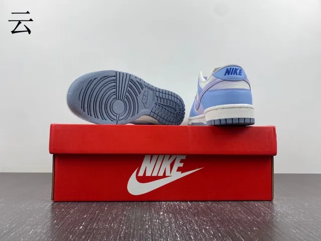 Nike Dunk Low Gradient Blue Purple Lifestyle Sneakers 4