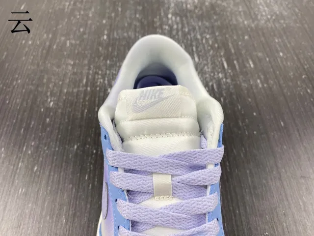 Nike Dunk Low Gradient Blue Purple Lifestyle Sneakers 10