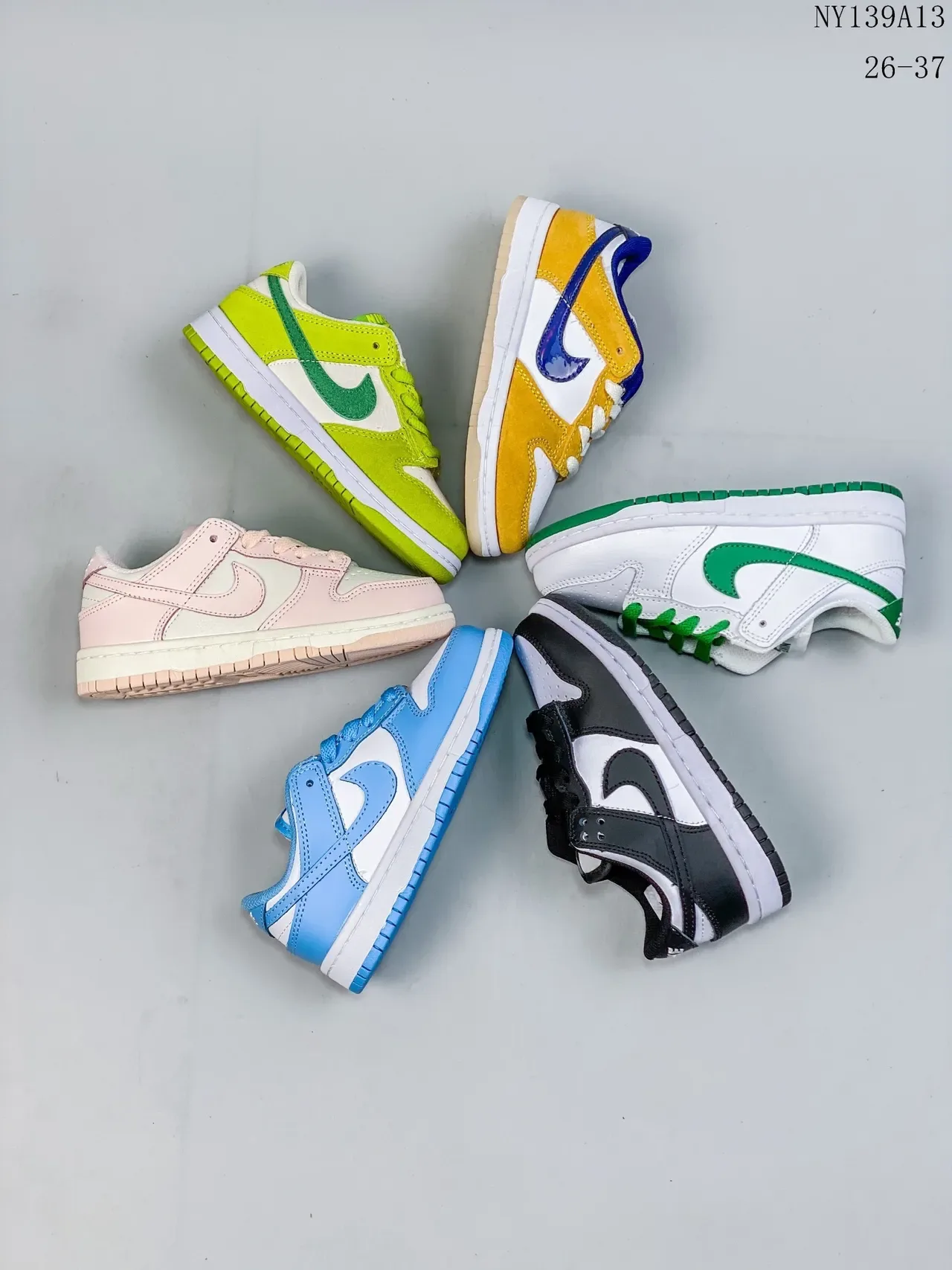 Nike Dunk Low Lime Green and White Lifestyle Sneakers 2