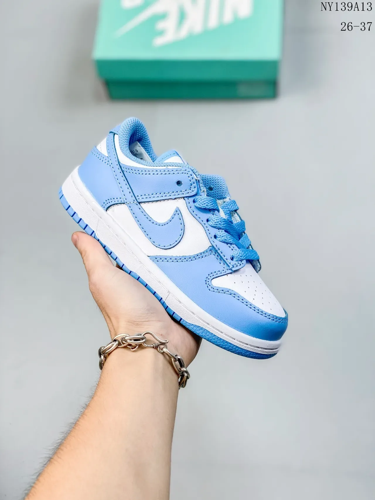 Nike Dunk Low Lime Green and White Lifestyle Sneakers 5