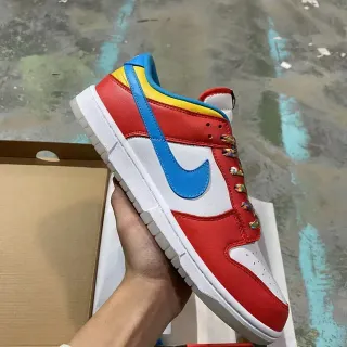 Nike Dunk Low Multicolor Red White Blue Yellow Lifestyle Sneakers