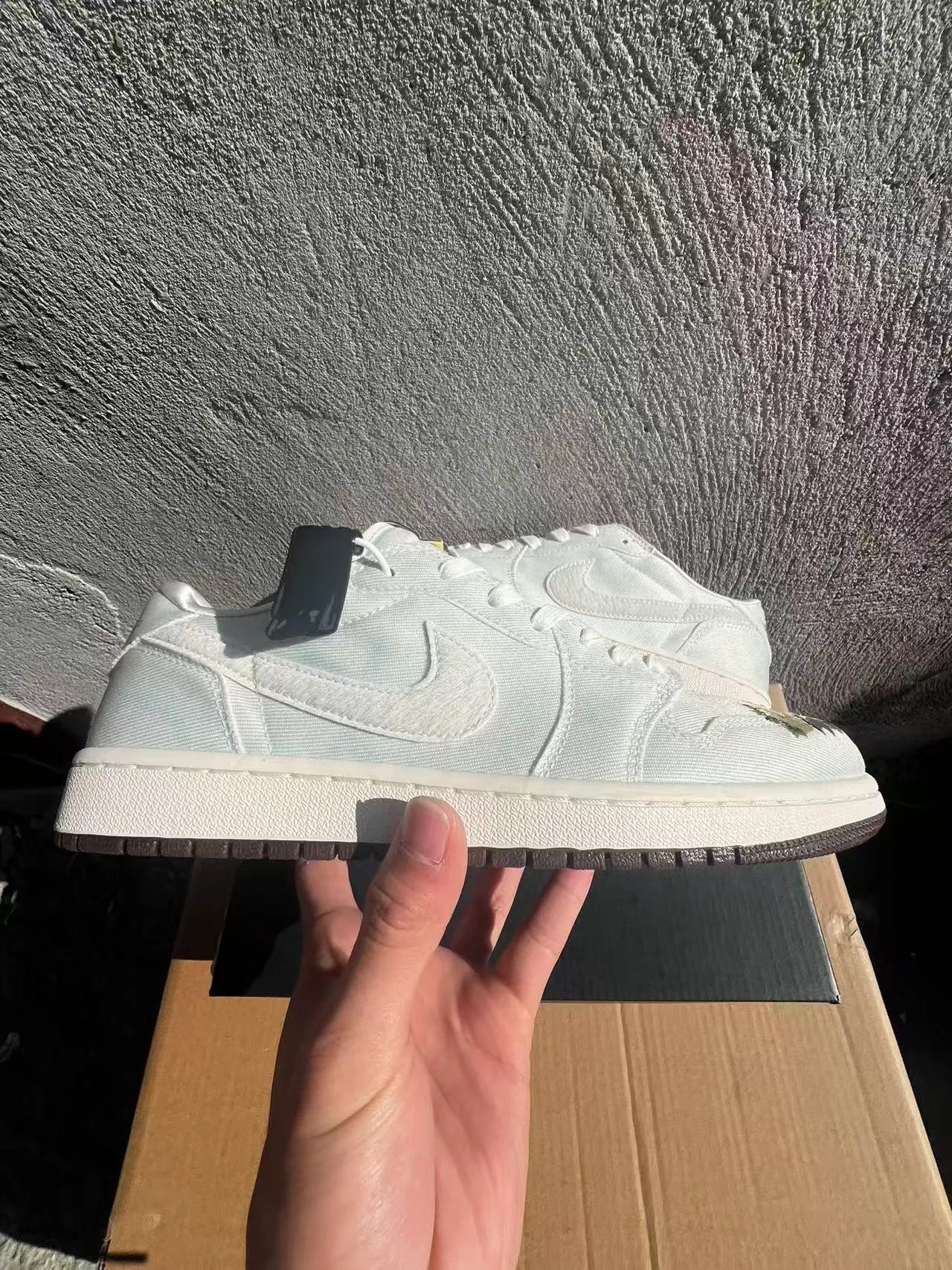 Nike Dunk Low White Black Lifestyle Sneakers 7