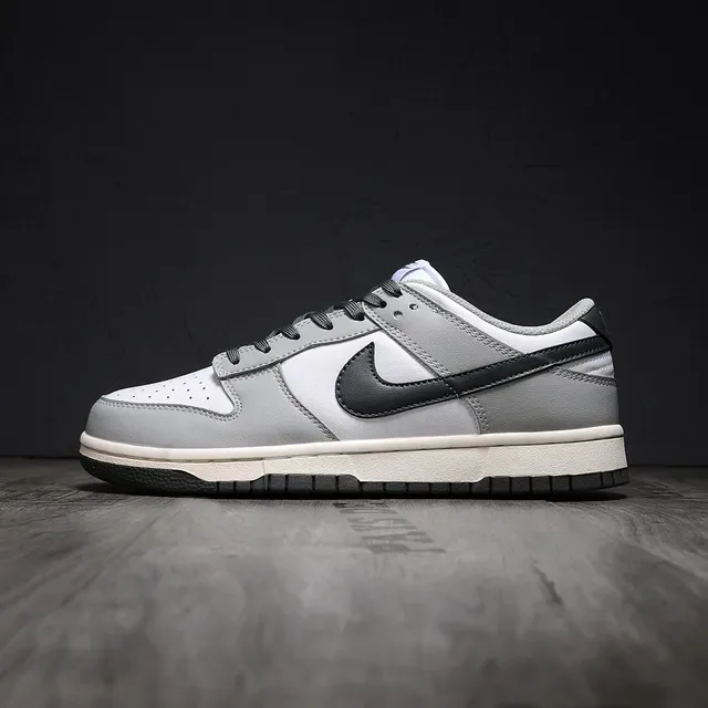 Nike Dunk Low White/Gray/Carbon Grey Lifestyle Sneakers 7