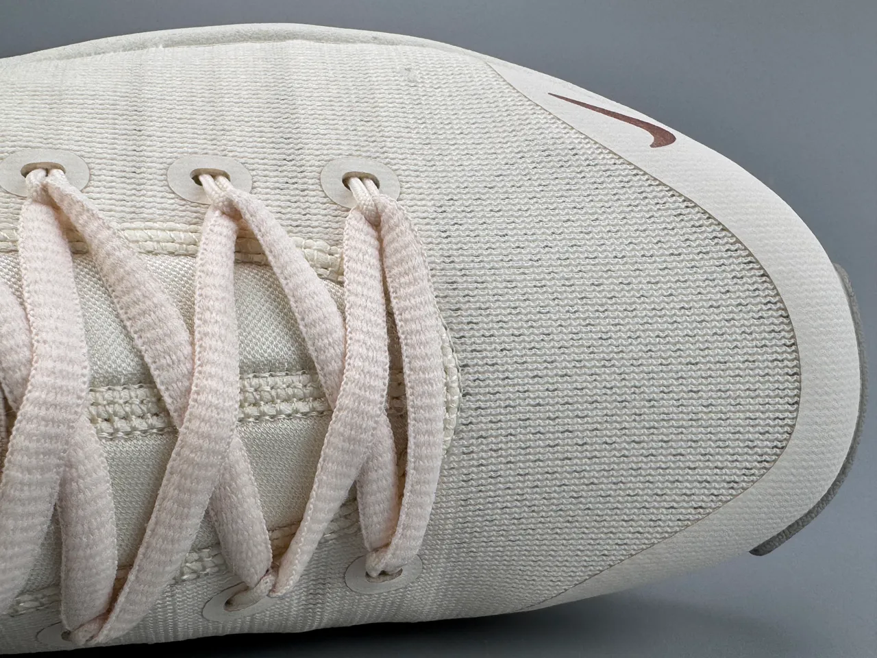 Nike Free RN Beige Brown Knit Upper Segmented Flex Groove Sole Lifestyle Sneakers 2