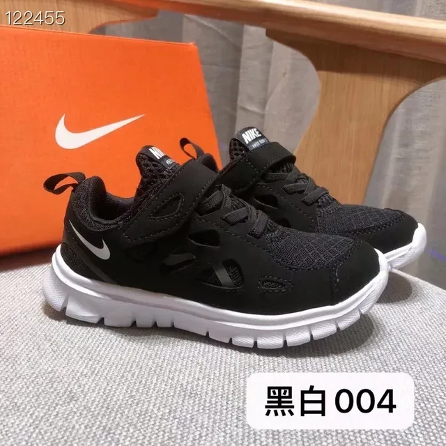 Nike Free Run Youth Zapatillas de correr Verde Lima y Negro 5