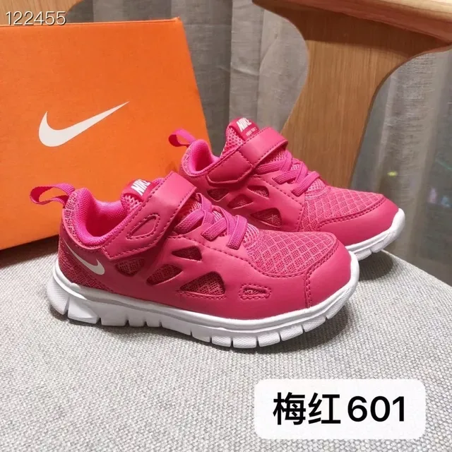 Nike Free Run Youth Zapatillas de correr Verde Lima y Negro 6