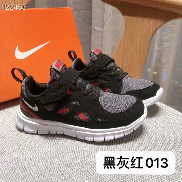 Nike Free Run Youth Zapatillas de correr Verde Lima y Negro 8