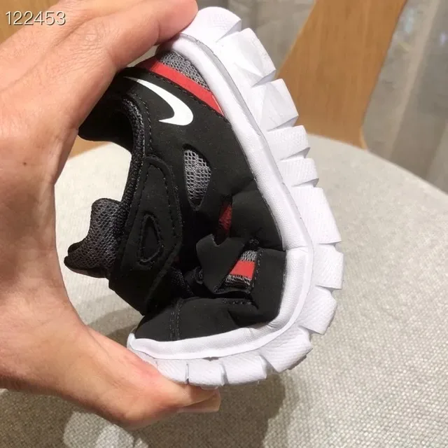 Nike Free Run Youth Zapatillas de correr Verde Lima y Negro 10