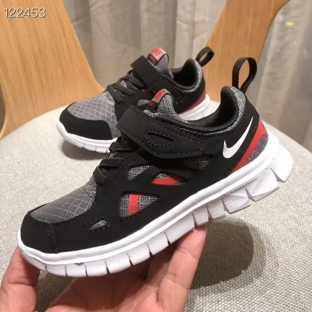 Nike Free Run Youth Zapatillas de correr Verde Lima y Negro 13