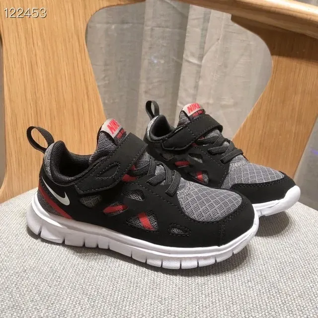 Nike Free Run Youth Zapatillas de correr Verde Lima y Negro 16