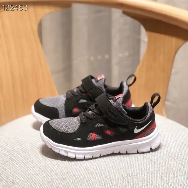 Nike Free Run Youth Zapatillas de correr Verde Lima y Negro 17