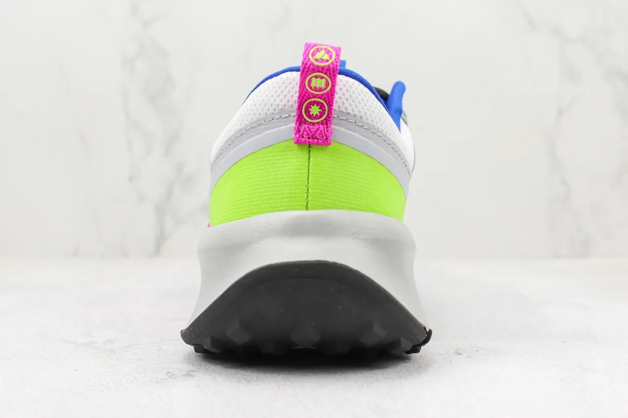 Nike Gray Multicolor Mesh Upper Layered Synthetic Overlays Lifestyle Sneakers 9