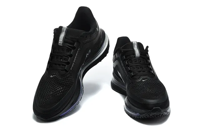Nike Cinza Laranja Tênis de corrida leve com upper de tricô visível unidade Air Zoom 3