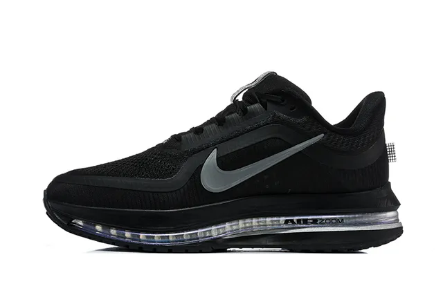 Nike Cinza Laranja Tênis de corrida leve com upper de tricô visível unidade Air Zoom 6