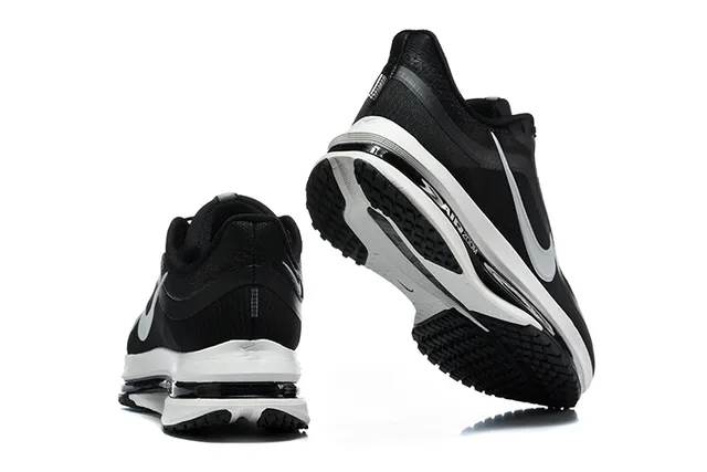 Nike Cinza Laranja Tênis de corrida leve com upper de tricô visível unidade Air Zoom 8