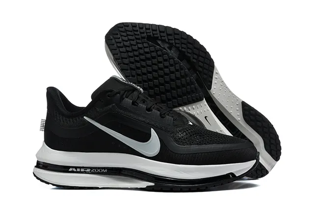 Nike Cinza Laranja Tênis de corrida leve com upper de tricô visível unidade Air Zoom 11