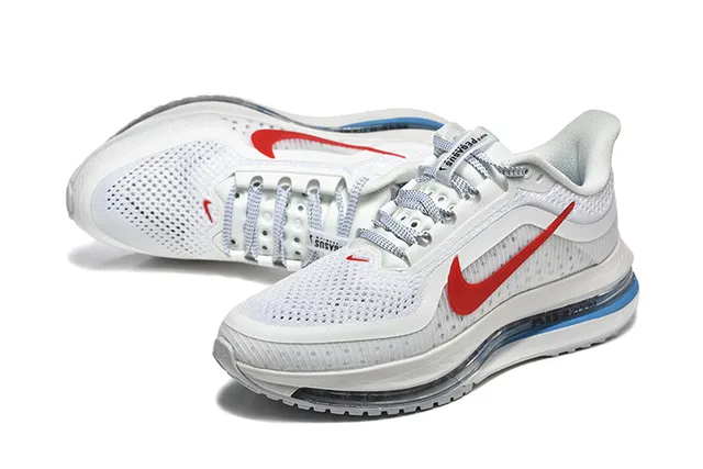 Nike Cinza Laranja Tênis de corrida leve com upper de tricô visível unidade Air Zoom 22