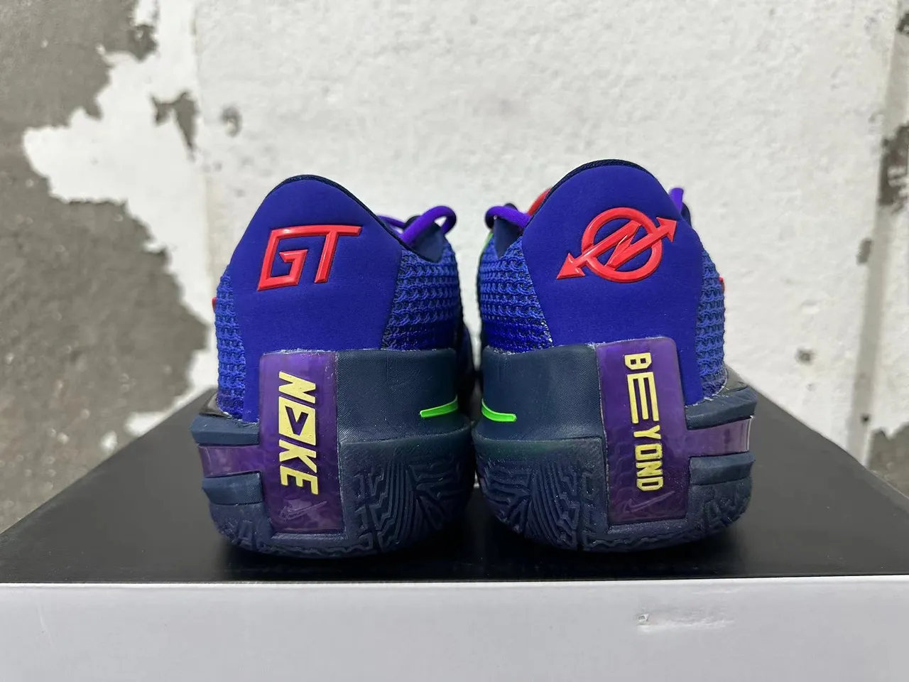 Nike GT Cut 1st Generation Purple Multicolor Basketball Shoes 2