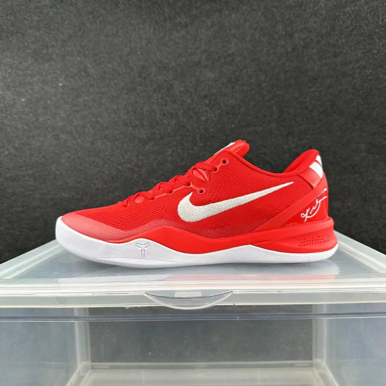 Nike Kobe 8 Red and White Basketball Shoes 2