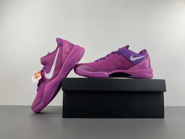 Nike Kobe 8 System Magenta Purple Basketball Shoes 15