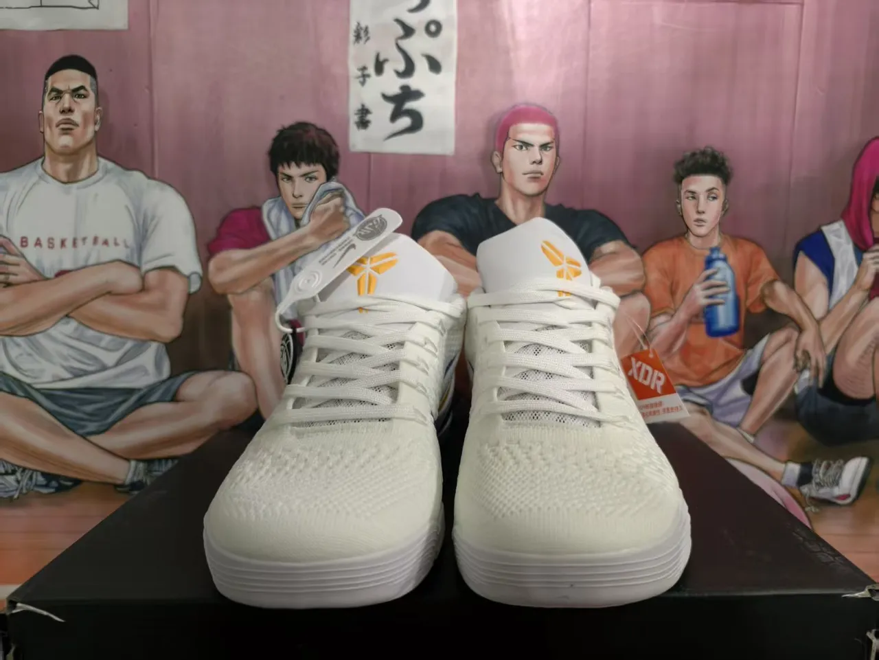 Nike Kobe AD chaussures de basket blanc violet jaune 2