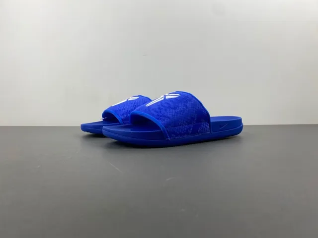 Nike Kobe Slide Royal Blue Snakeskin Strap Slipper 6