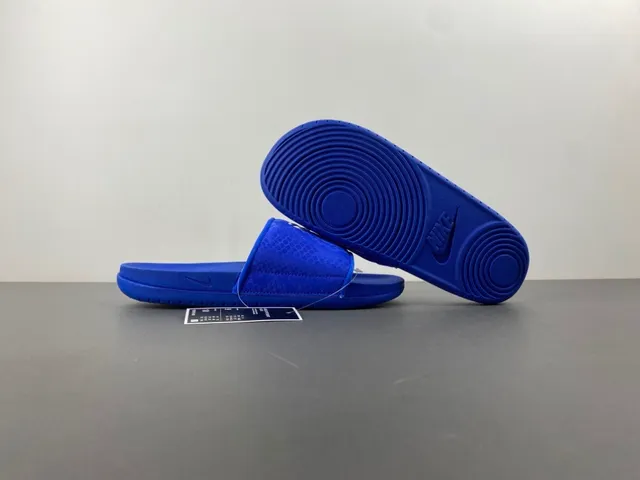 Nike Kobe Slide Royal Blue Snakeskin Strap Slipper 8