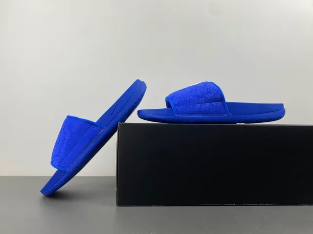 Nike Kobe Slide Royal Blue Snakeskin Strap Slipper 10