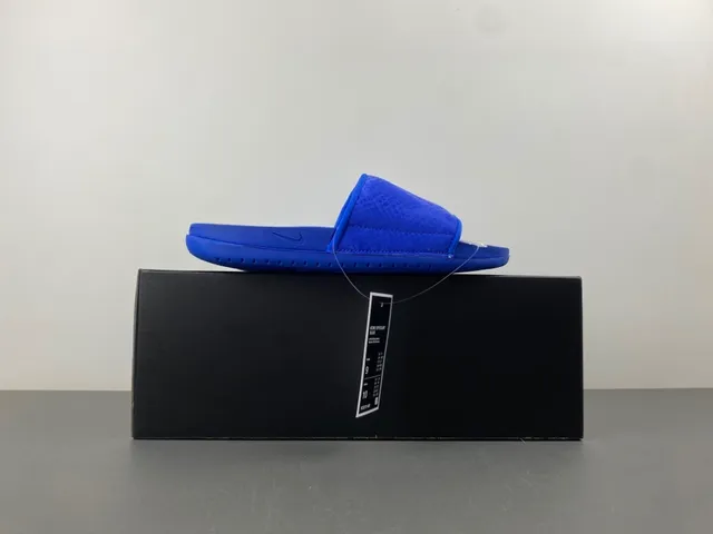 Nike Kobe Slide Royal Blue Snakeskin Strap Slipper 11