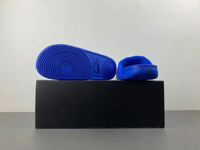 Nike Kobe Slide Royal Blue Snakeskin Strap Slipper 12