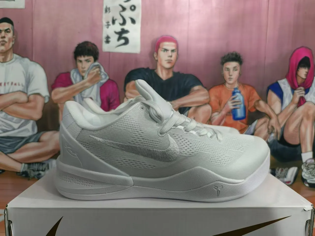 Nike Kyrie सफेद चांदी निट मेश मिड-कट बास्केटबॉल जूते 5