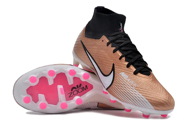 Nike Mercurial Superfly Mbappé Rose Gold Firm-Ground Soccer Shoes 2