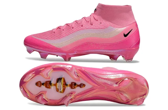 Nike Mercurial Superfly Rosa Translúcido Sapatos de futebol Firm Ground 6