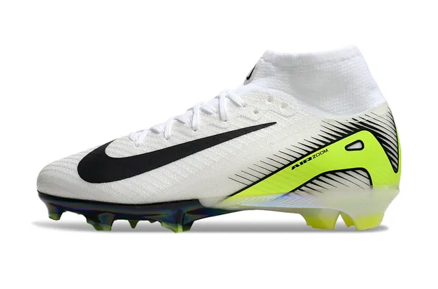 Nike Mercurial Superfly सादा नियोन लाइम इरिडेसेंट फर्म ग्राउंड फुटबॉल जूते 8