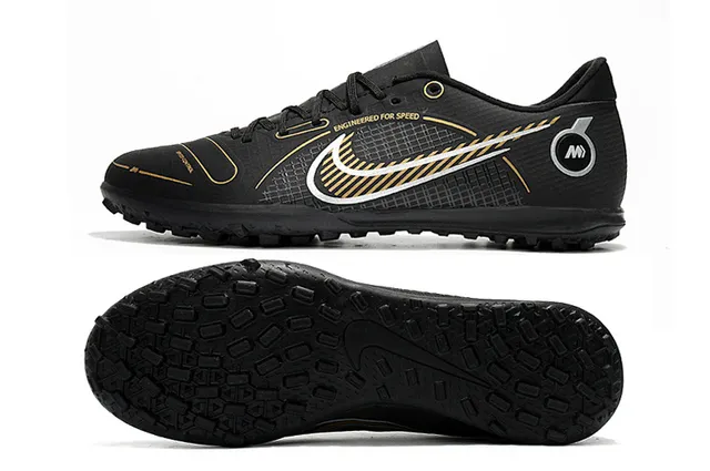Nike Mercurial Turf branco azul verde neón Turf sapatos de futebol 22