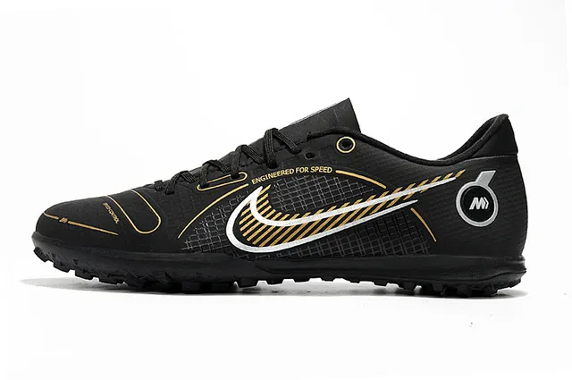 Nike Mercurial Turf branco azul verde neón Turf sapatos de futebol 23