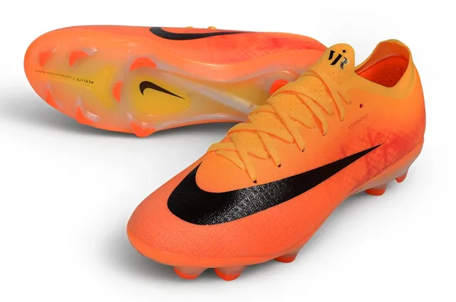 Nike Mercurial Vapor Atomknit Orange Firm-Ground Soccer Shoes 3