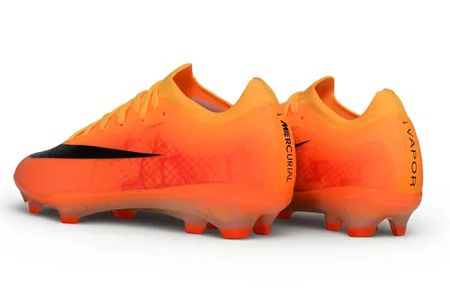 Nike Mercurial Vapor Atomknit Orange Firm-Ground Soccer Shoes 4