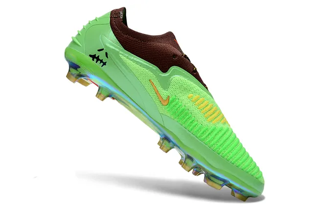 Nike Mercurial Vapor Green Brown Knit Upper Iridescent Soleplate Firm-Ground Soccer Shoes 2